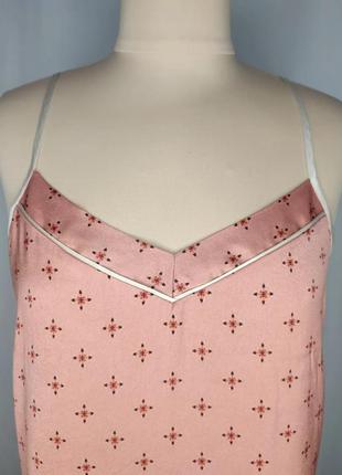 Сукня персиково-рожева на бретельках5 фото