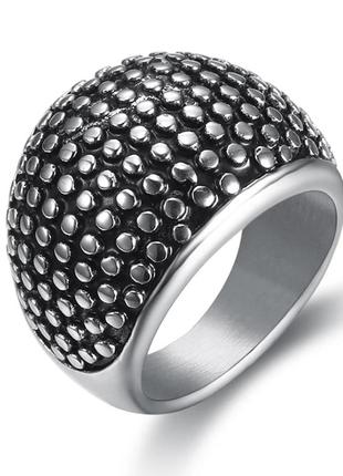 Перстень-печатка, перстень з медичної сталі, унісекс1 фото