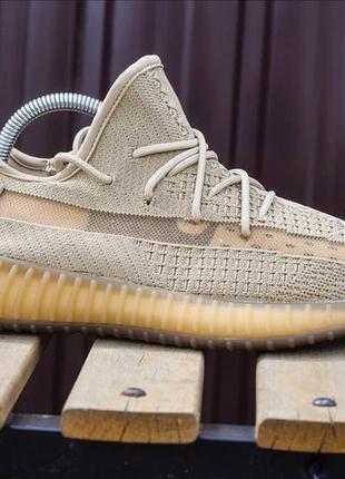 Чоловічі кросівки adidas yeezy boost 350 v2 (світло/коричневі) #адідас5 фото