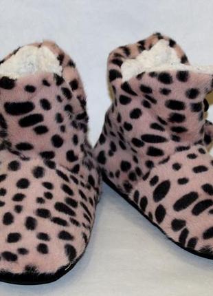 Женские домашние тапки принт леопард 37 размер george1 фото
