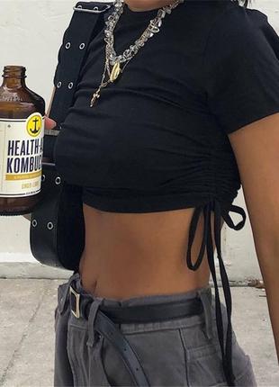 Укорочені футболки з зав'язками 😍