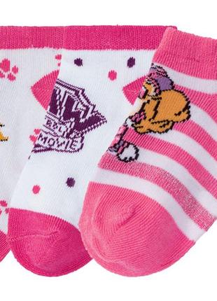 Шкарпетки короткі для дівчинки paw patrool р.19-22