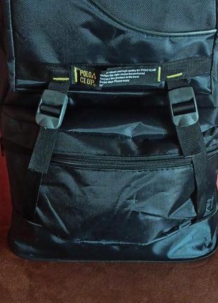 Чорний тактичний військовий рюкзак з просоченням на 60 літрів.4 фото