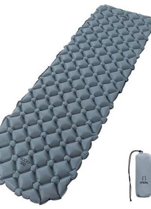 Надувной каримат atepa mattress(am1008) lightgrey