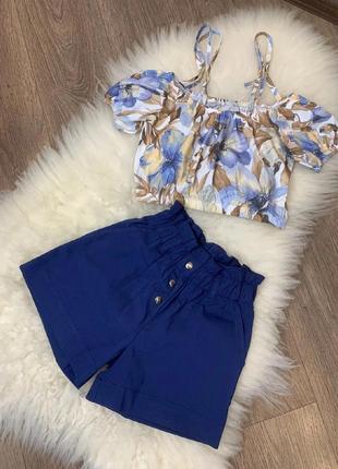 Блузка+шорти, костюм для дівчинки