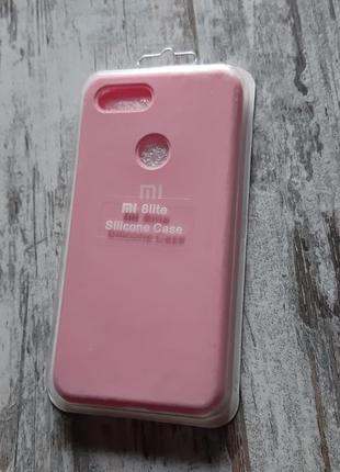 Xiomi mi8 lite silicone case фирменный чехол.