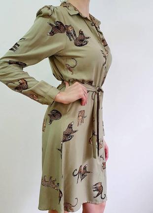 Сукня-сорочка плаття платье-рубашка сафари  сафарі4 фото