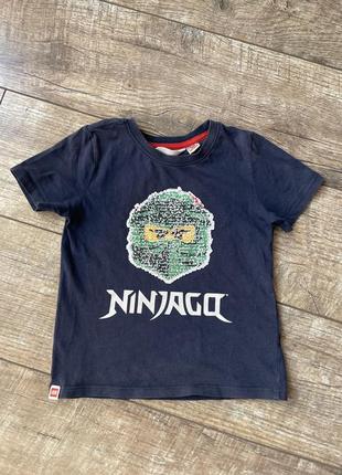 Футболка h&m lego ninjago з паєтками