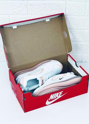 Кроссовки женские nike air max 720 white-nude кросовки найк аир макс белые женские весна лето9 фото