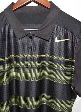 Красивая летняя рубашка футболка поло nike tennis dry - fit l3 фото