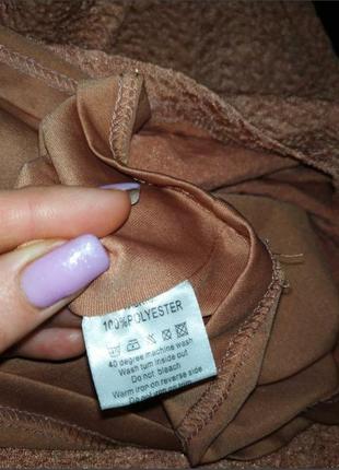 Плаття міді бежеве 5