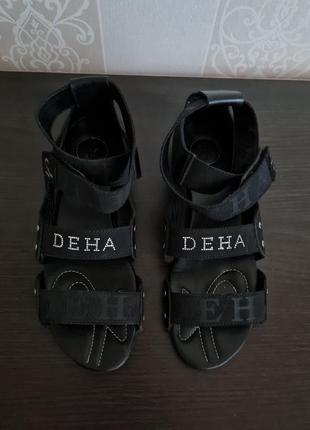 Кожаные сандалии/сандали/босоножки