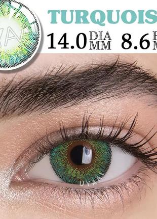 Кольорові лінзи turquoise