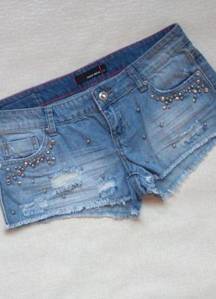 Короткие шорты с потертостями,джинсовые шорты шорти2 фото