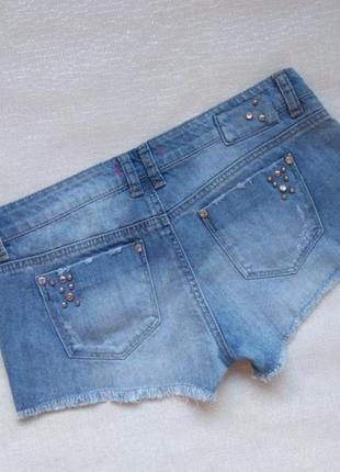 Короткие шорты с потертостями,джинсовые шорты шорти3 фото