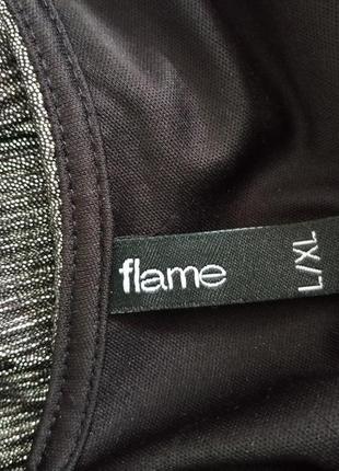 Срібляста сукня гофре flame 6