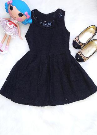 Маленькое черное платье для вашей принцессы 4 год.5 фото