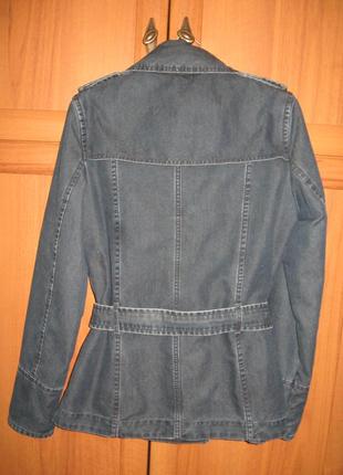 Tommy hilfiger брендовый джинсовый пиджак куртка унисекс5 фото