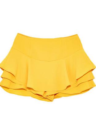 Юбка-шорты с воланами  zara