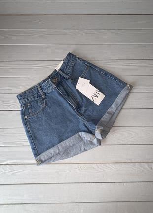 Zara джинсовые шорты4 фото