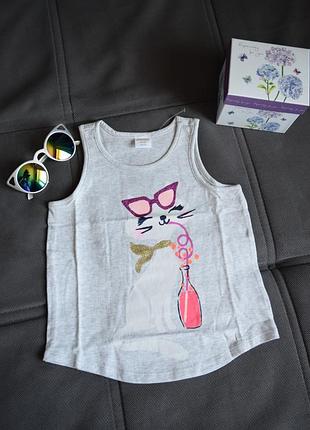 Майка з котиком gymboree xs 3-4 роки