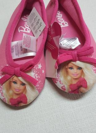 Капці домашні туфлі barbie2 фото