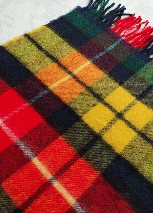 Яскравий шарф 100% lambswool highland castle made in scotland