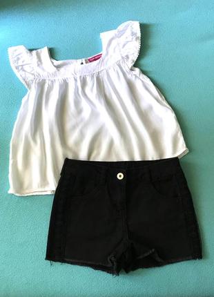 Комплект блуза+шорти 6-7 років