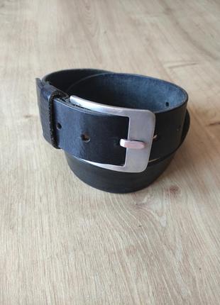 Мужской кожаный ремень cowboy belt, италия . размер 85 .