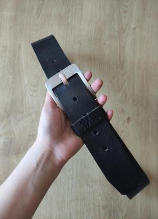 Мужской кожаный ремень cowboy belt, италия . размер 85 .