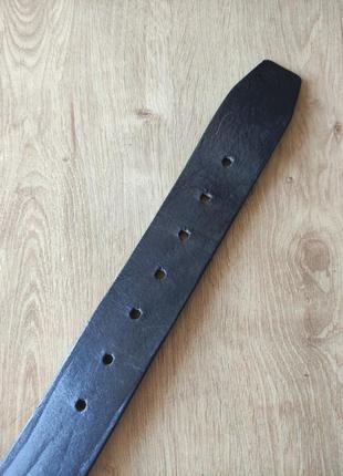 Мужской кожаный ремень cowboy belt, италия . размер 85 .