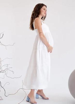 👑vip👑 сарафан для беременных платье для беременных муслин хлопок3 фото