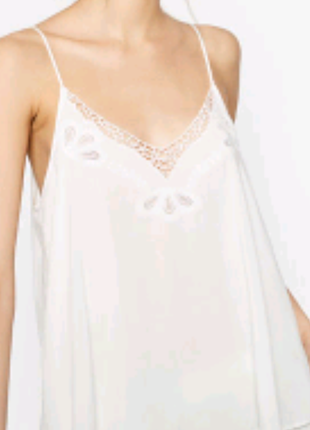 Топ з тонкими бретелями zara