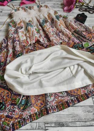 Платье миди сарафан на бретельках трендовый принт сукня s bodyflirt2 фото