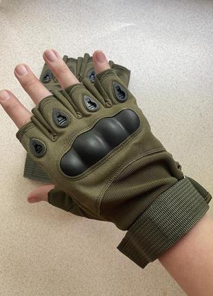 Тактичні рукавиці half finger1 фото