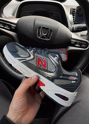 Чоловічі кросівки new balance 530 (темно/синій з червоним)
