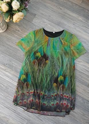 Блуза жіноча літнє футболка блузка блузочка розмір 46 /48/50