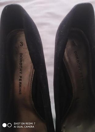Брендовые элегантные туфли на тонкой высокой шпильке от dorothy perkins4 фото