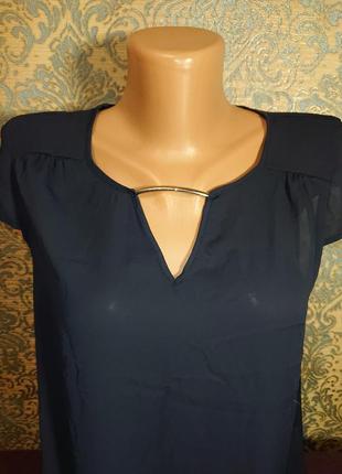 Базовая женская новая блуза блузка блузочка размер s3 фото