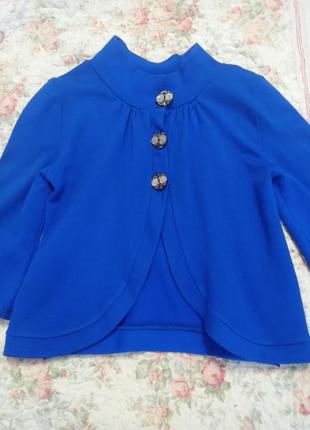 Жакет, болеро ультрасинего цвета