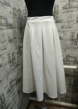 Белая юбка, очень красивая1 фото