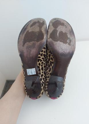D&v жіночі туфлі натуральне хутро поні5 фото