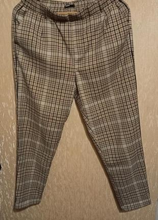 Штани гранж панк рок готичні в клітку оверсайз вільні