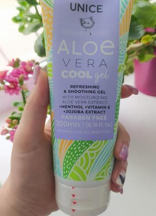 Гель лосьон для тела с алое вера юнайс unice 200 мл