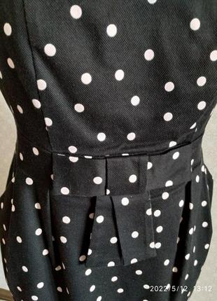 Плаття -сарафан в горохи. 3