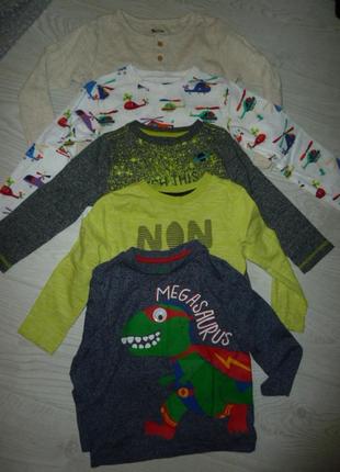 Футболка з довгим рукавом, реглан на 3-4 роки