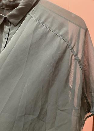 Рубаха парео накидка летняя тонкая прозрачная блуза6 фото