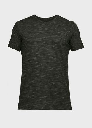 Футболка under armour sportstyle core v neck tee зел.4 фото