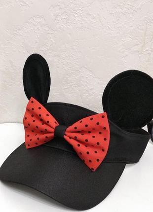 Супер літня кепка мінні маус. сонцезахисний козирок від сонця . літня кепі з вушками.