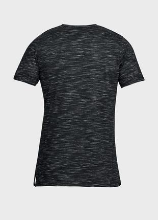 Футболка under armour sportstyle core v neck tee черн.5 фото